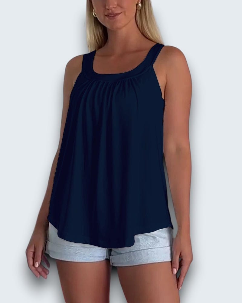 Claire Du Mont | Sleeveless Blouse