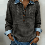 Livia – Top met kraag en knoopsluiting