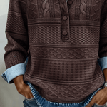 Livia – Top met kraag en knoopsluiting