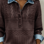 Livia – Top met kraag en knoopsluiting