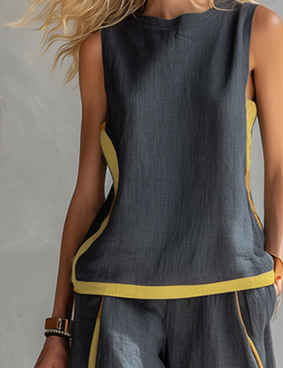 Leila | Completo Elegante in Cotone e Lino