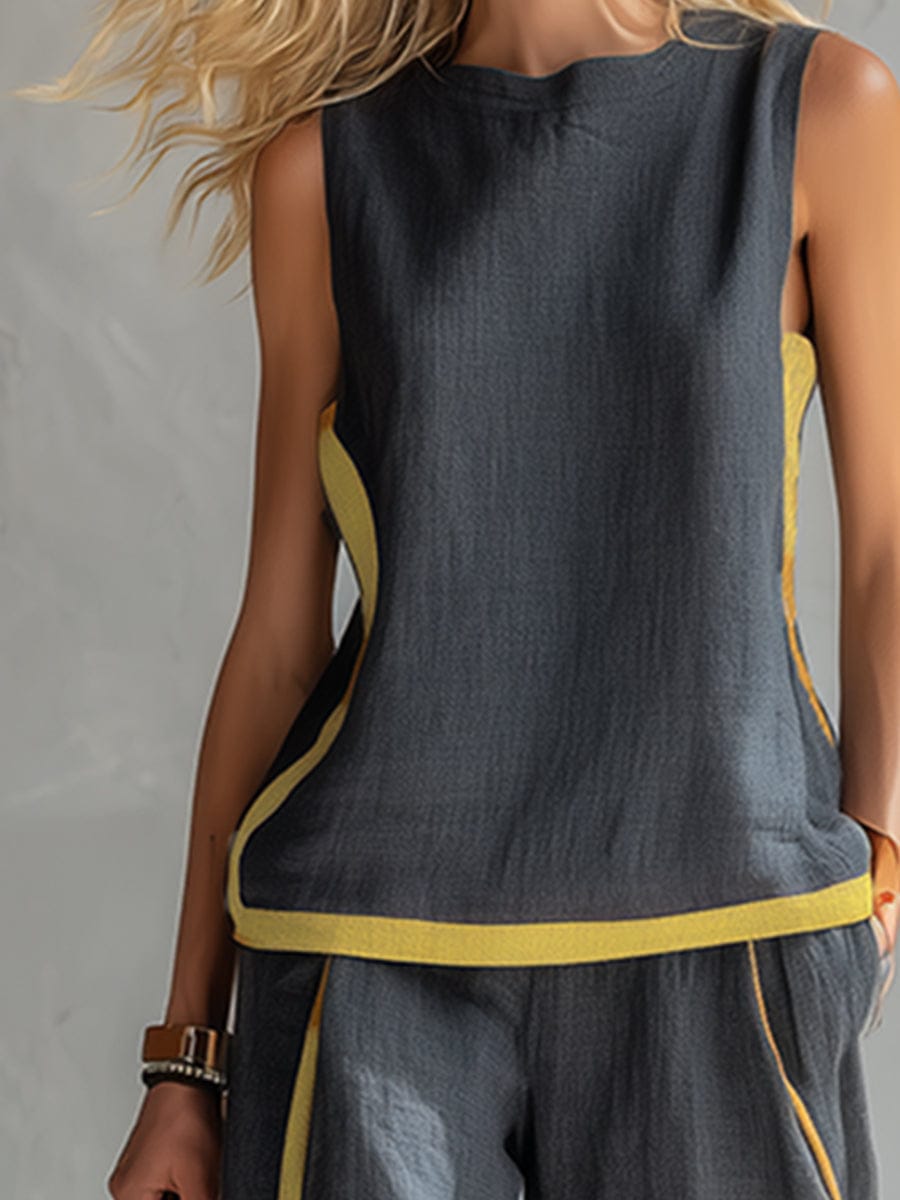 Leila | Completo Elegante in Cotone e Lino