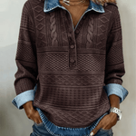 Livia – Top met kraag en knoopsluiting