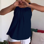 Linne Enfärgad Veckad