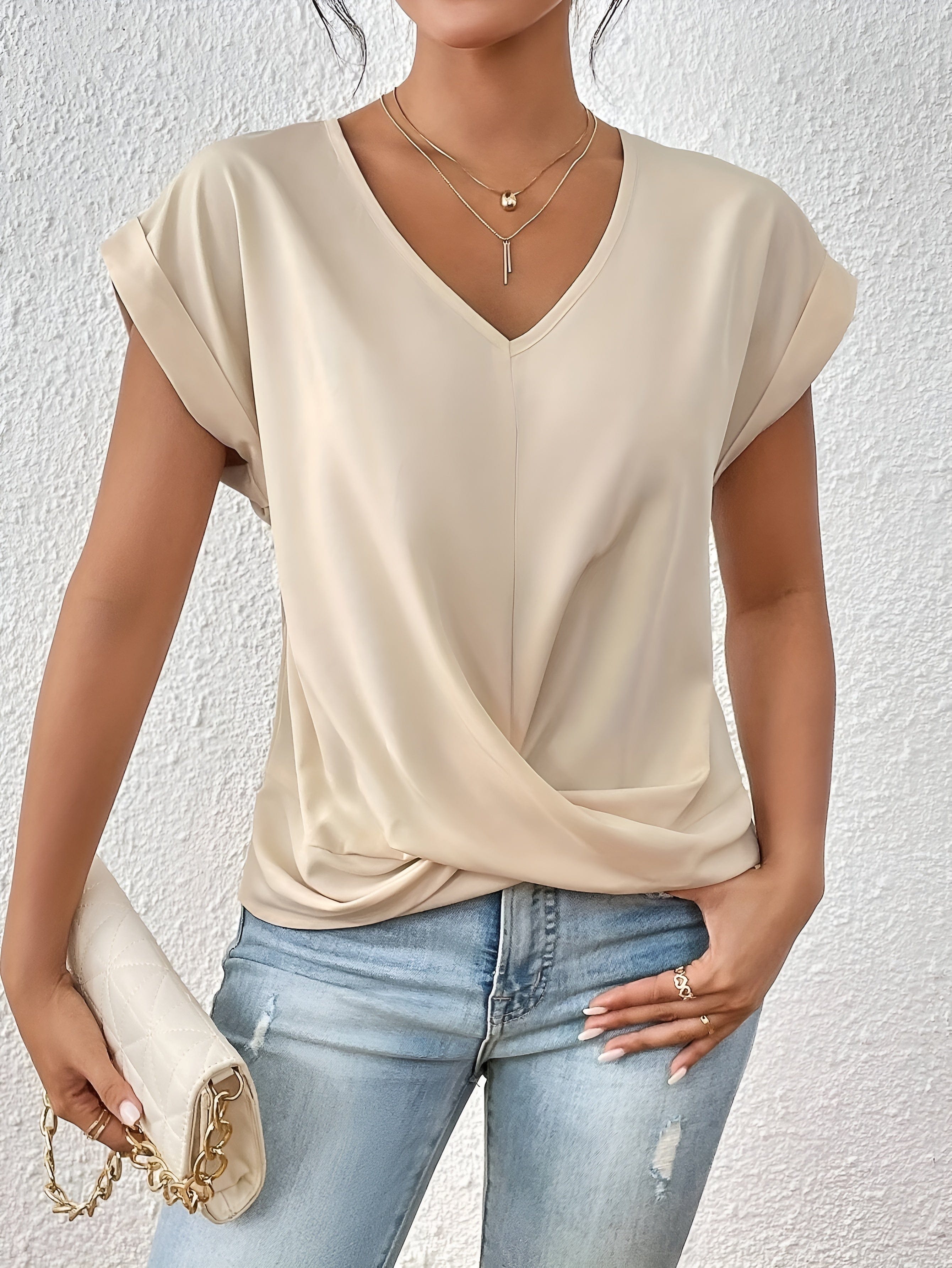 Elara V-Neck Tee