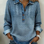 Livia – Top met kraag en knoopsluiting