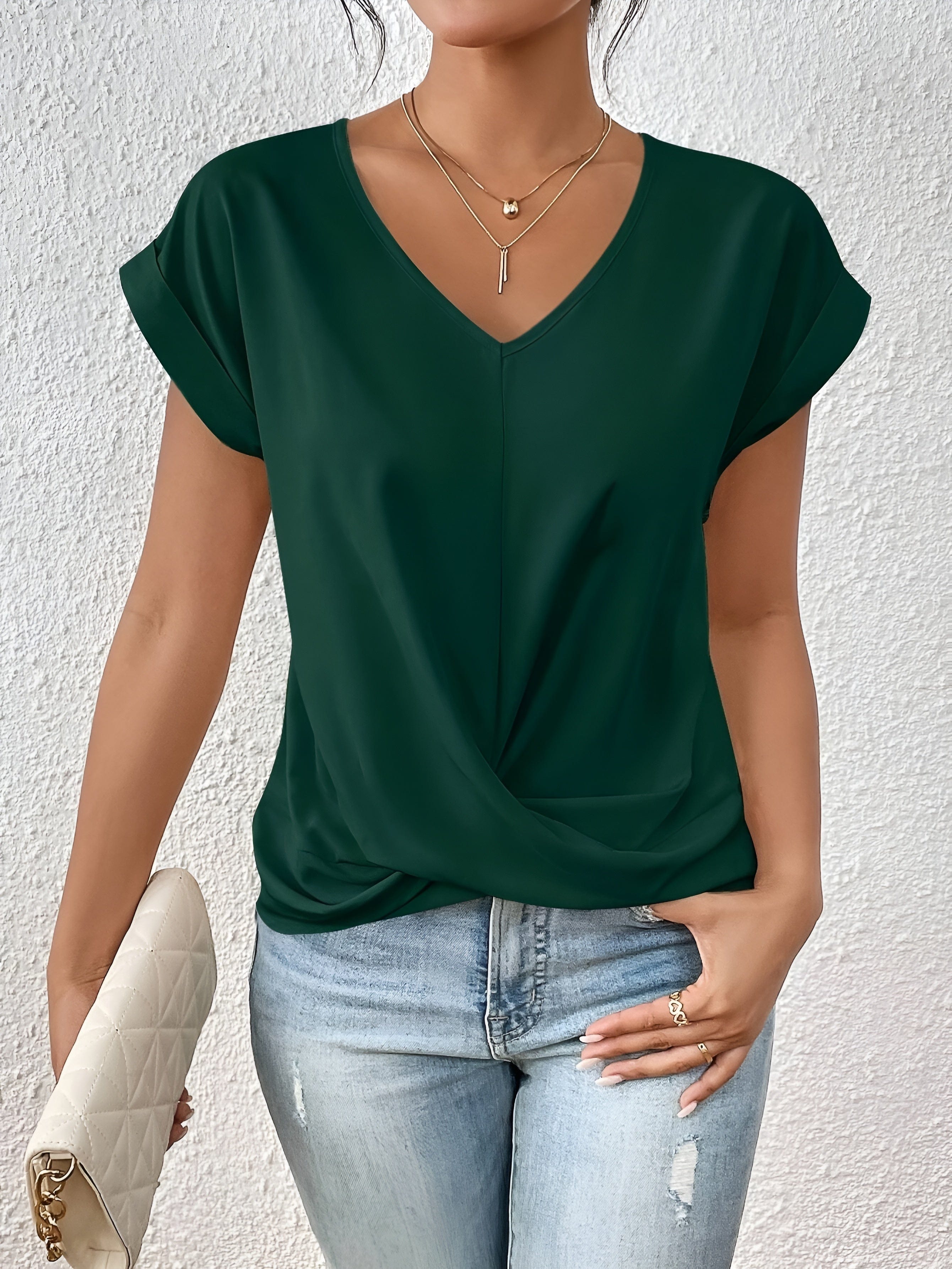Elara V-Neck Tee