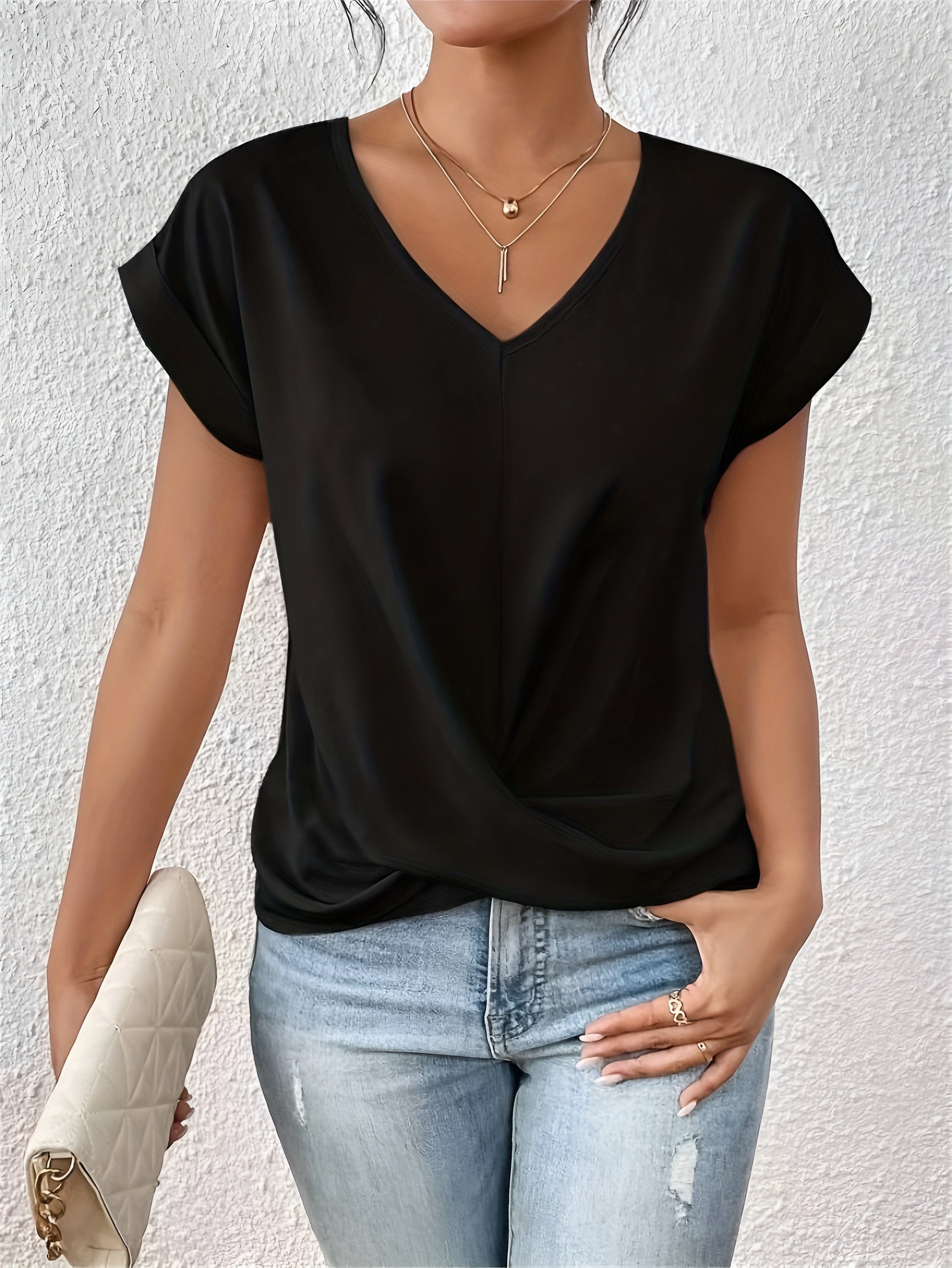 Elara V-Neck Tee
