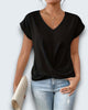 Claire Du Mont | V-Neck Tee