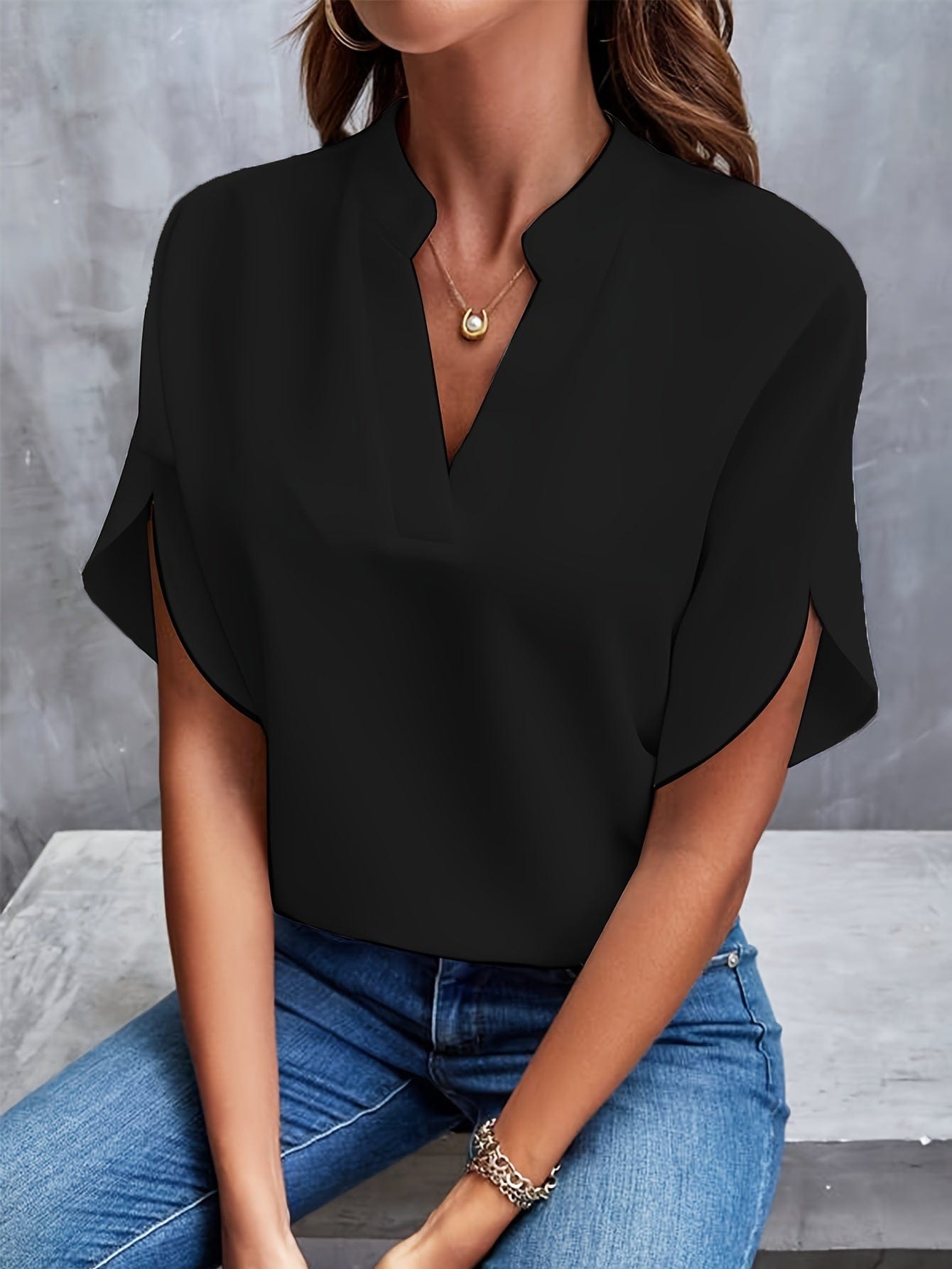 Eliana Draped Blouse