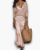 Claire du Mont | The Soft Hours Set — Knit Sweater & Satin Slip Dress