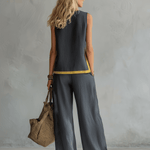 Leila | Completo Elegante in Cotone e Lino