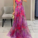 DELACROIX | Robe Maxi Élégance Florale (ÉDITION LIMITÉE!)