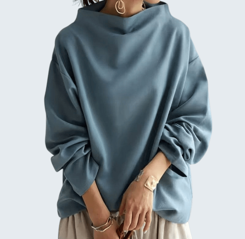 Claire Du Mont | High Neck Sweater