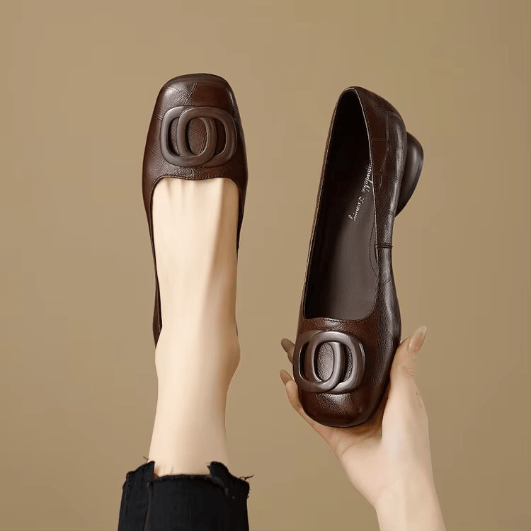 Claire du Mont | Cannes Leather Flats