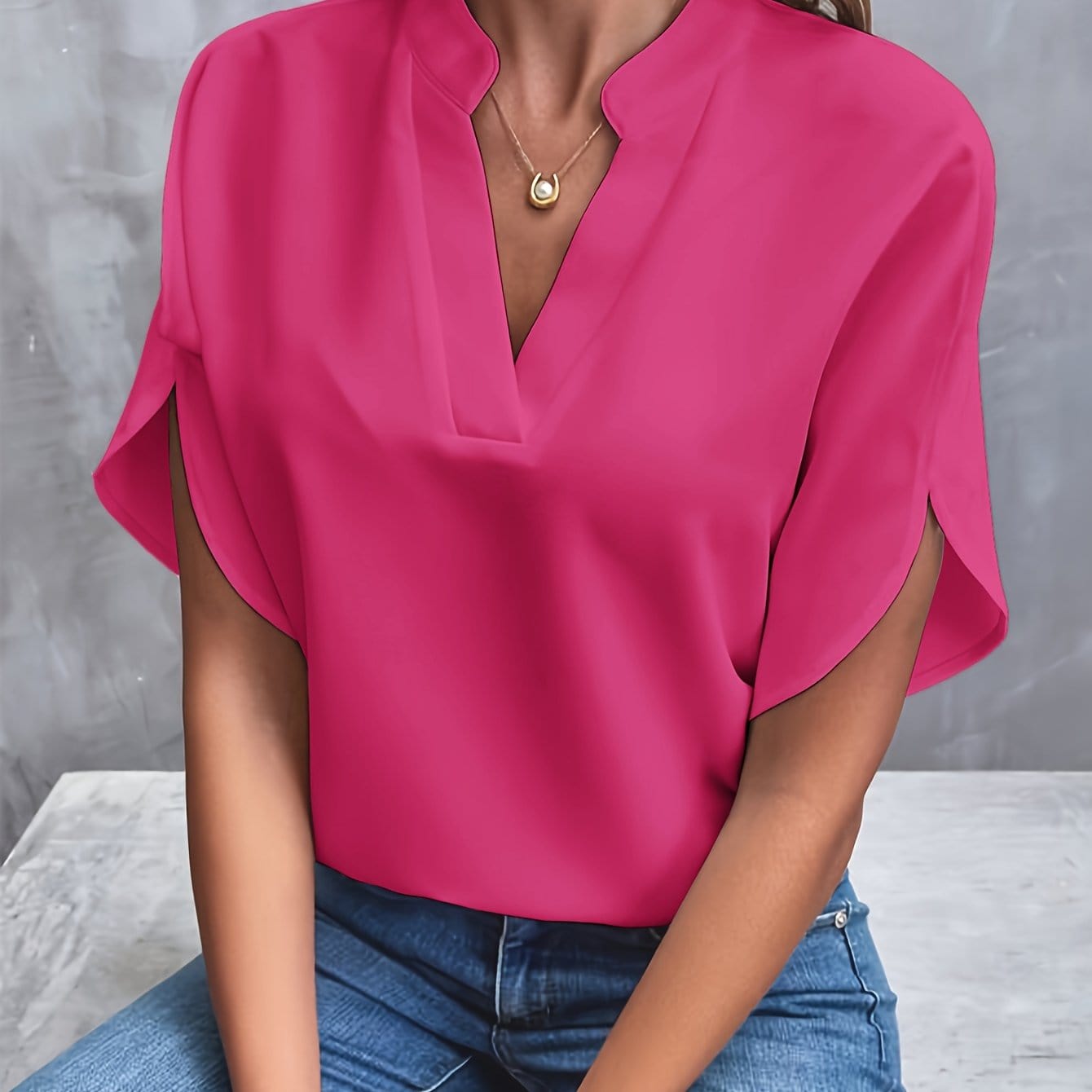 Eliana Draped Blouse