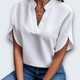Claire Du Mont | Draped Blouse