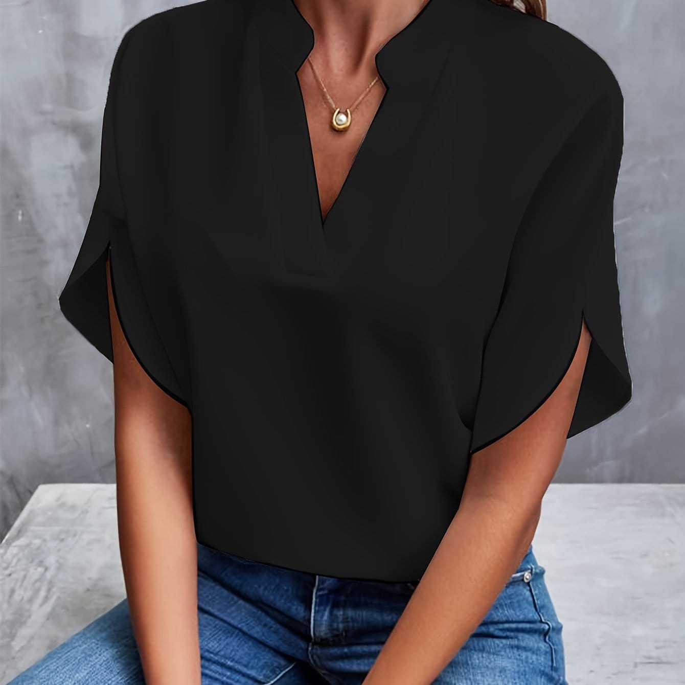 Eliana Draped Blouse