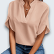 Claire Du Mont | Draped Blouse
