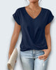 Claire Du Mont | V-Neck Tee